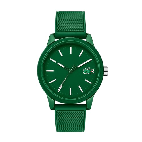 Men's Lacoste Quartz Case and Rubber Strap Watch - 2010985