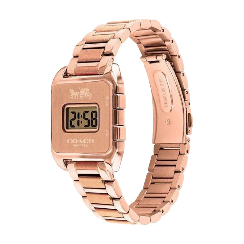 Women's Coach Darcy Rose Gold Digital Watch -14503593