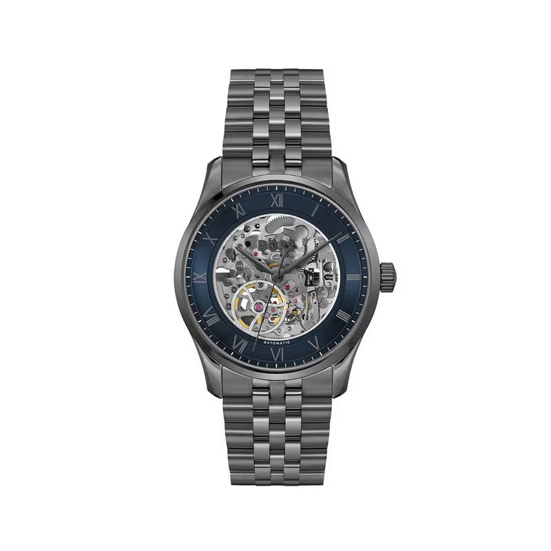 Men's Boss Principle Skeleton Mech-Automatic Watch- 1514254