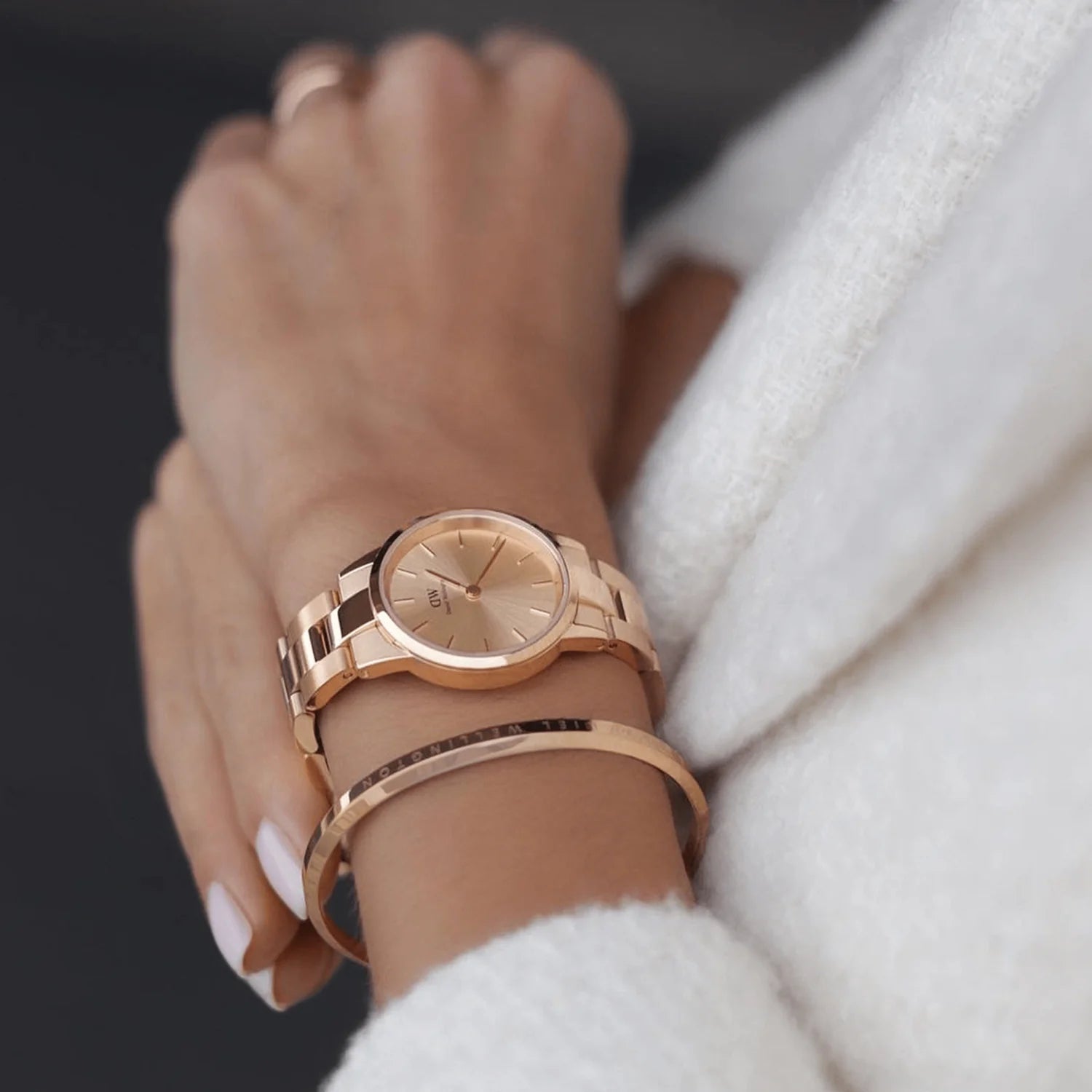 Daniel wellington watch shop and bangle set