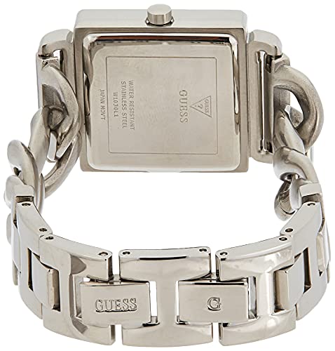 Women's Guess Vanity Silver Square Watch - W1029L1