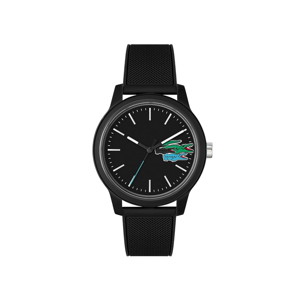 Men's Lacoste Black Silicone Strap Watch - 2011134