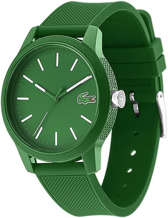 Men's Lacoste Quartz Case and Rubber Strap Watch - 2010985