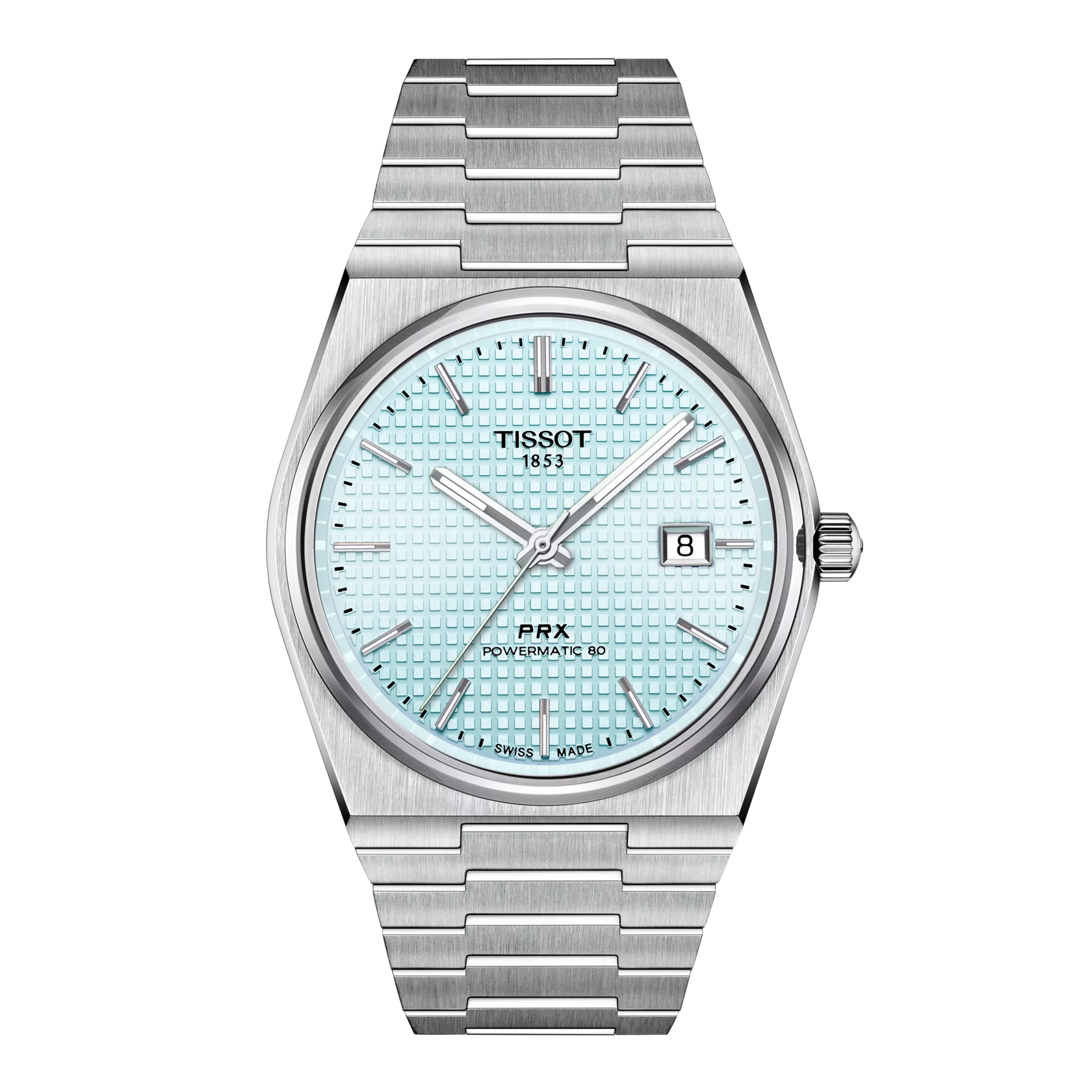 Men's Tissot PRX Powermatic 80 Ice Blue Watch - T137.407.11.351.00