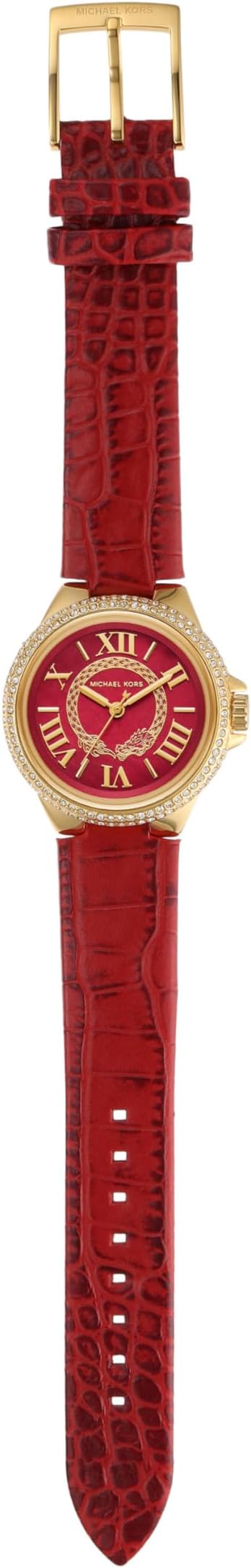 Women's Michael Kors Camille Red Analog Watch MK4750