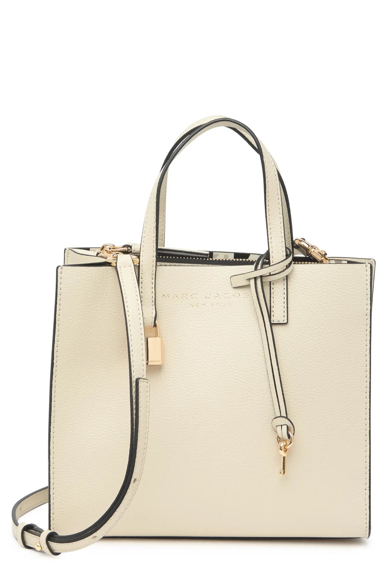 Marc Jacobs Grind Leather Mini Tote Bag - M0015685,