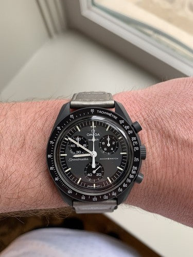 Men's Omega X Swatch MoonSwatch Mission to Mercury 42mm - SO33A100