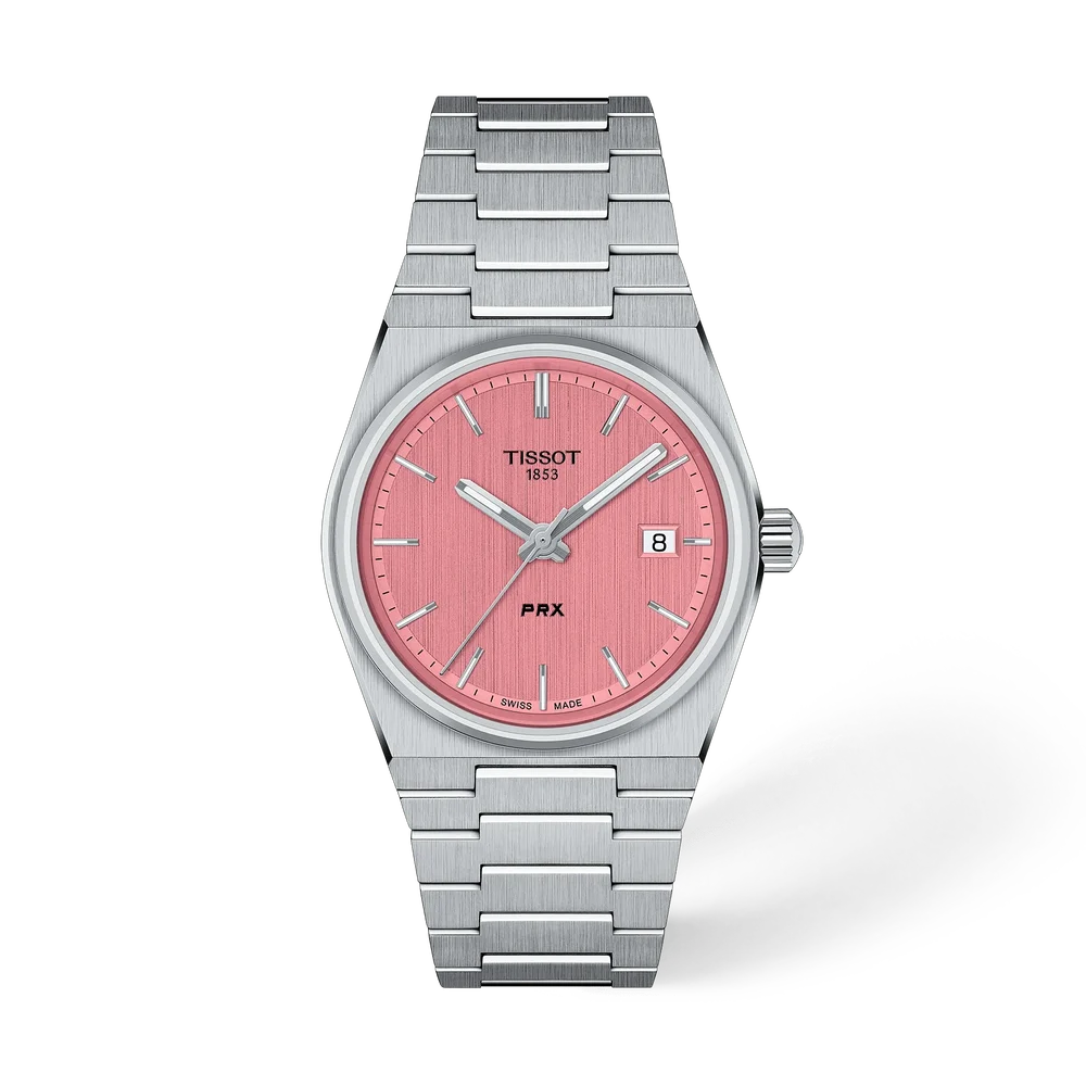 Unisex Tissot PRX Stainless Steel Pink Dial 35mm - T137.210.11.331.00