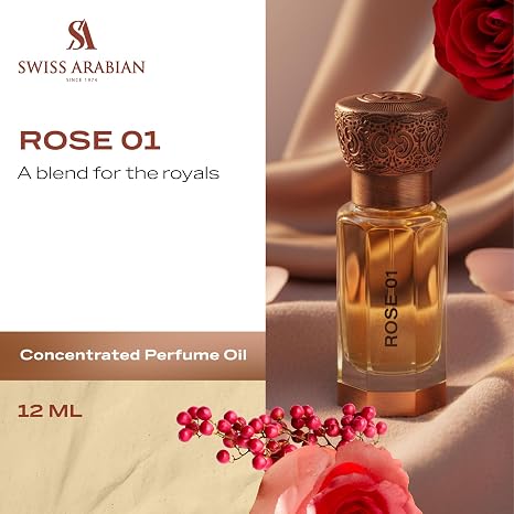 SWISS ARABIAN - ROSE 01 CONCENTRATED PERFUME OIL 25ML