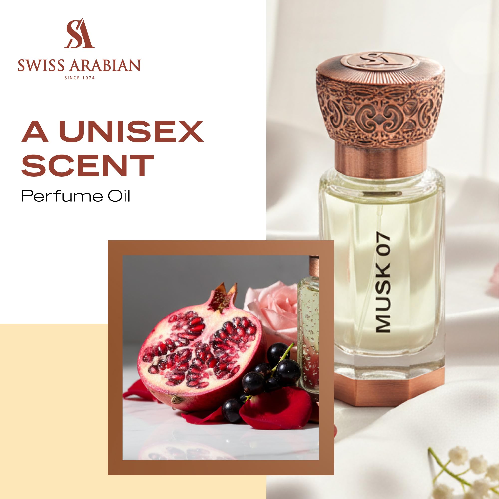 SWISS ARABIAN - MUSK 07 CONCENTRATED PERFUME OIL 25ML