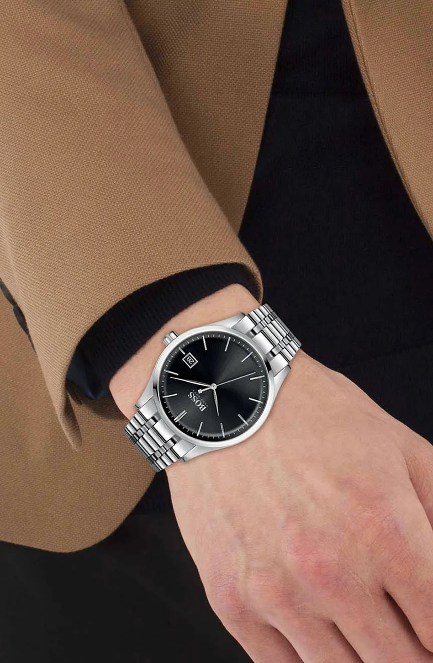 HUGO BOSS MENS QUARTZ STAINLESS STEEL WATCH - 1513833