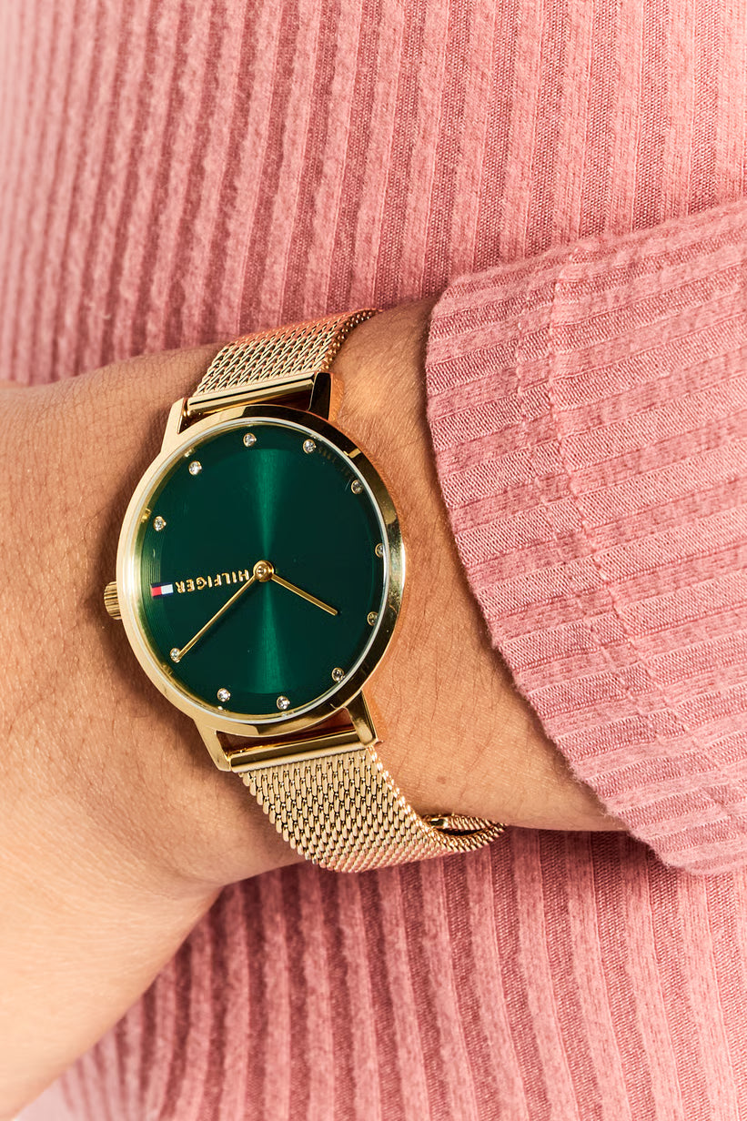 Women's Tommy Hilfiger Pippa Green Dial watch-1782668