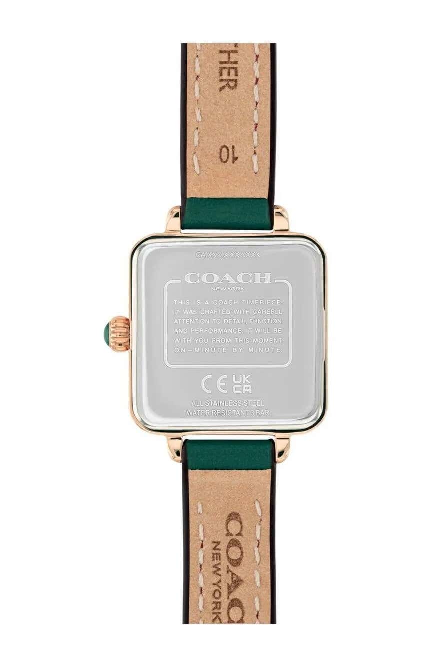 Women's Coach Analog Green Dial Watch-14504227