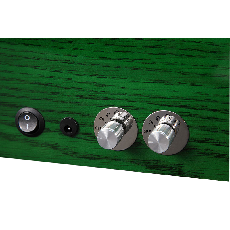 Green & Transparent Double Watch Winders (Winding 4 Watches)