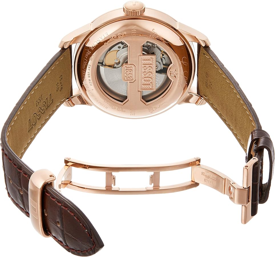 Men's Tissot Le Locle Powermatic 80 Leather watch - T006.407.36.033.00