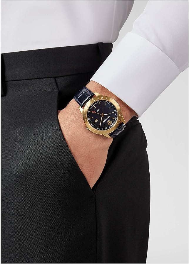 Men's Versace Univers GMT Blue Dial wristwatch -VEBK00318