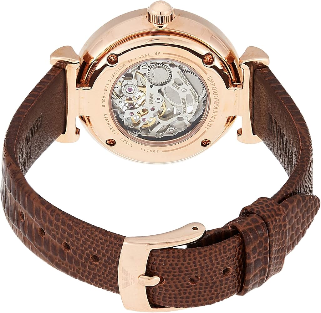 Women's Emporio Armani Gianni T-Bar Meccanico Watch -AR1993