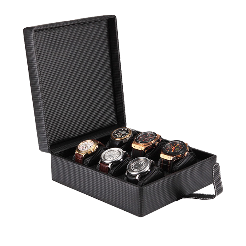 Belted leatherette watch case (6 in 1)