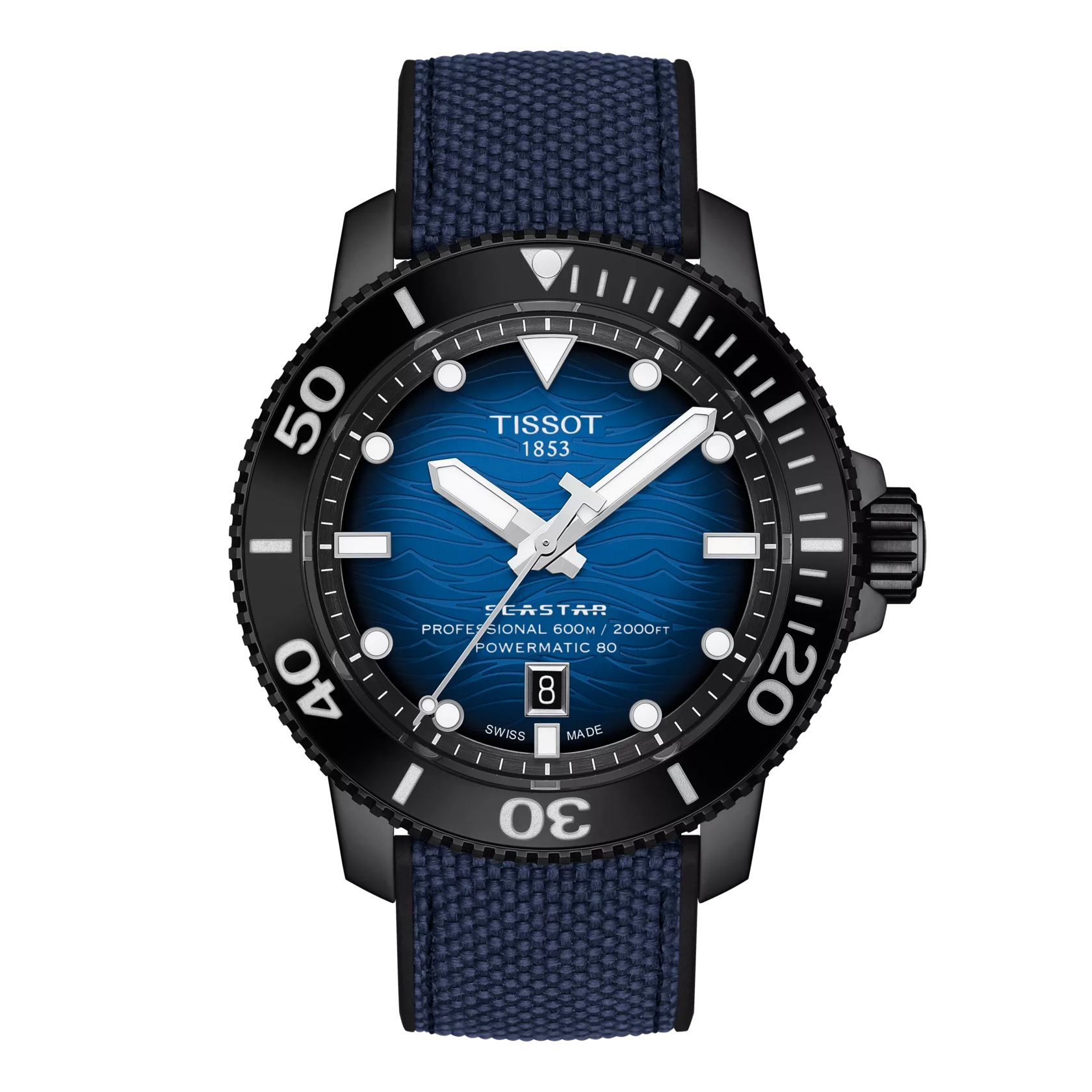 Men's Tissot Seastar 2000 Professional Powermatic 80 Watch - T120.607.37.041.00