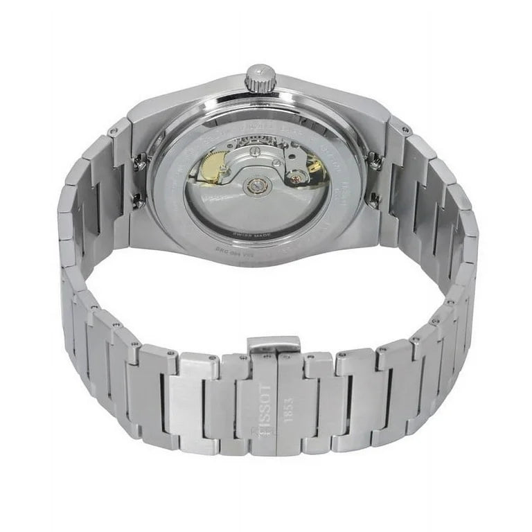Men's Tissot PRX Powermatic 80 Green Waffle Dial 40mm Watch - T137.407.11.091.00