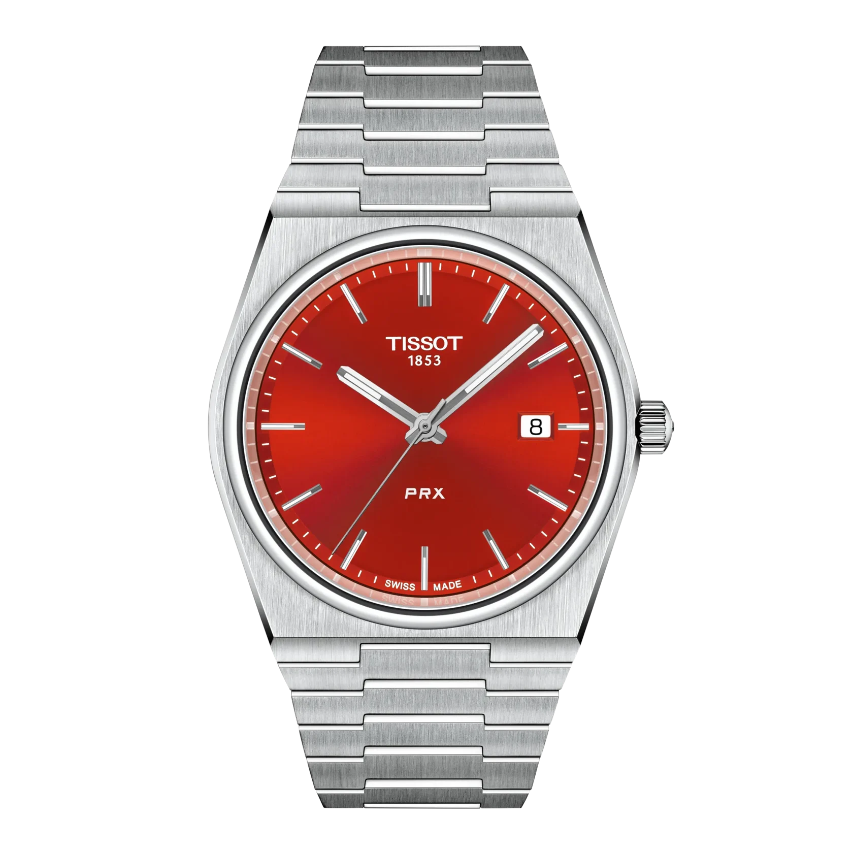 Men's Tissot PRX Red Dial 40mm Watch -T137.410.11.421.00