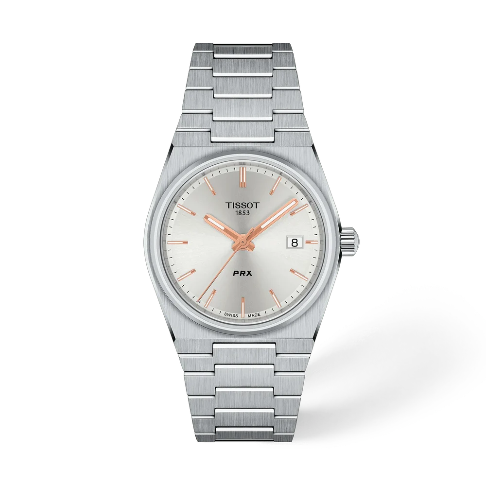 Unisex Tissot PRX Stainless Steel Silver Dial 35mm - T137.210.11.031.00