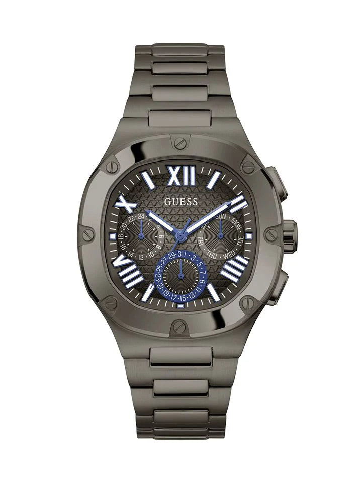 Men's GUESS Gunmetal Multi-function Watch - GW0572G5