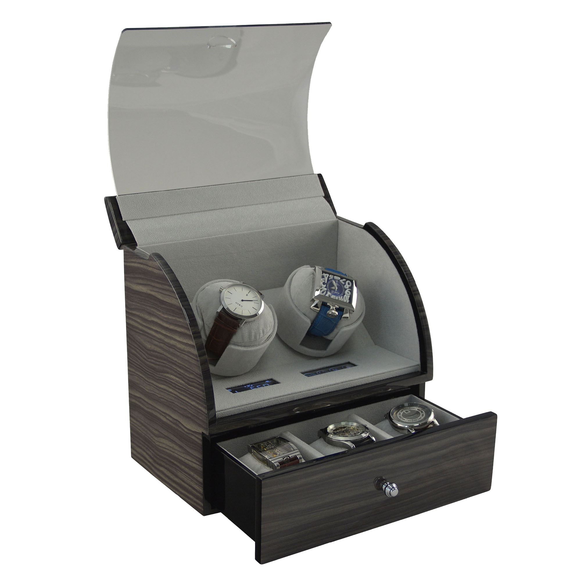 Double watch winder - 5 rotating programs (All touch screen)