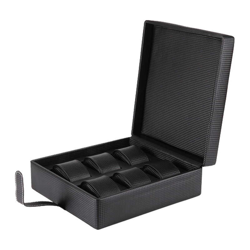 Belted leatherette watch case (6 in 1)