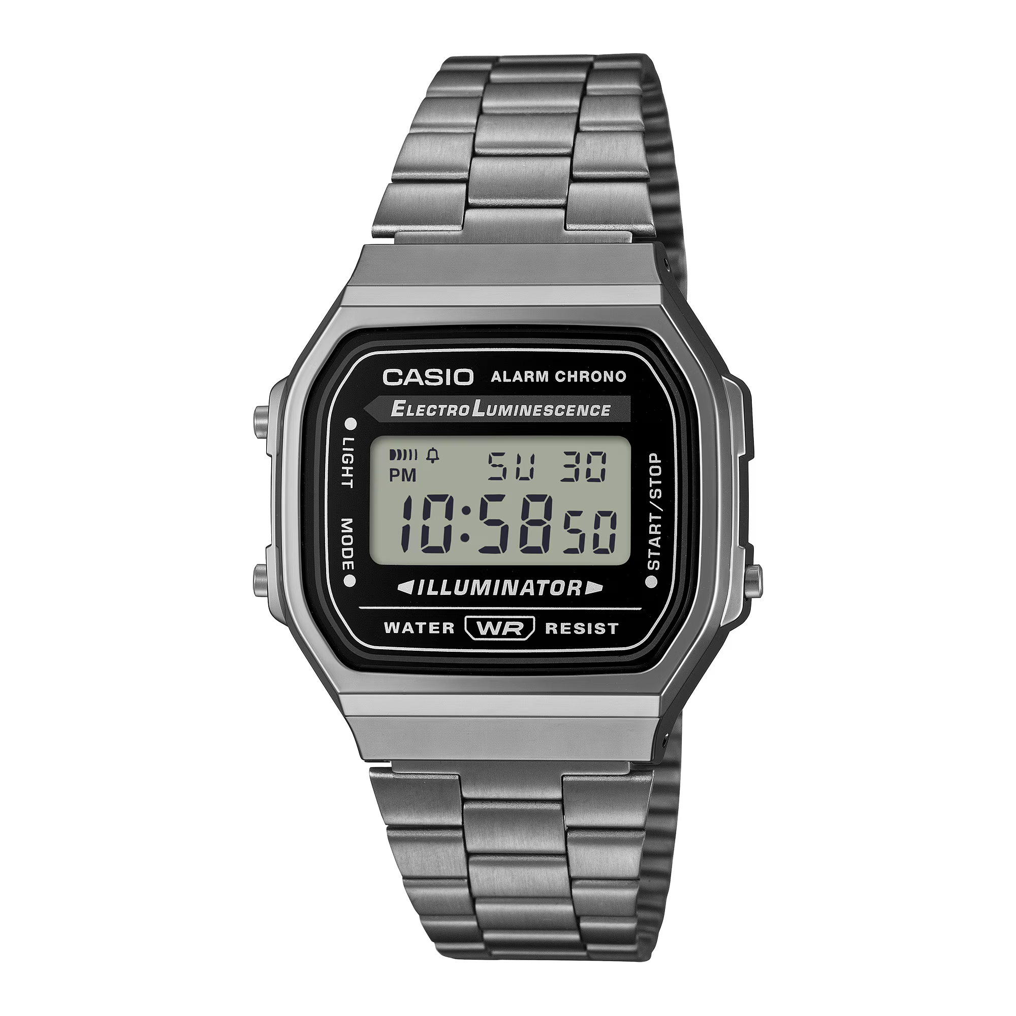 Casio Vintage Series Digital Black Dial Unisex's Watch-A168WGG-1ADF