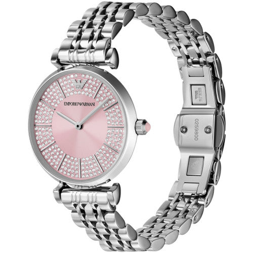 Women's Emporio Armani Pink Dial 32mm Watch - AR11686