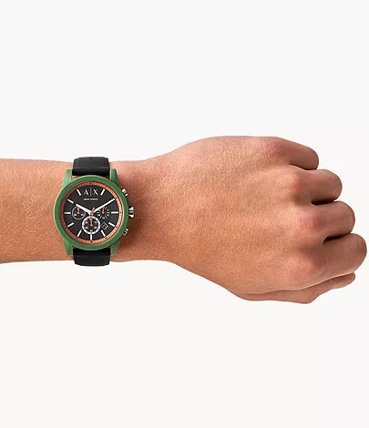 Men's Armani Exchange Analog Black Dial Watch-AX1348