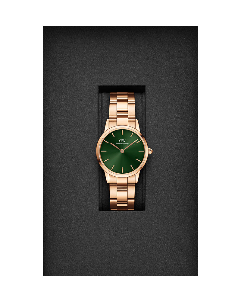 Daniel Wellington Iconic Link Emerald Green Unisex Watch - DW00100421