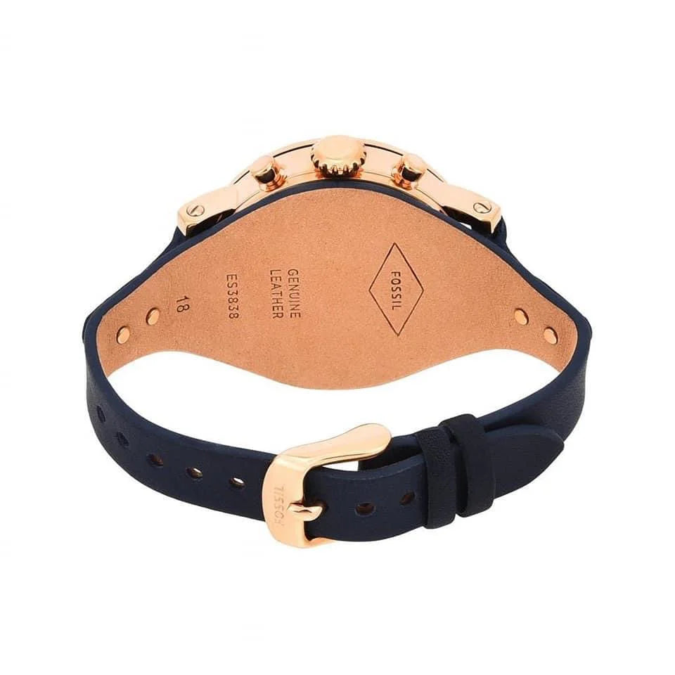 Women's Fossil Leather  Watch-ES3838