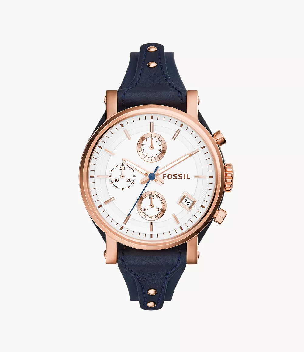 Women's Fossil Leather  Watch-ES3838