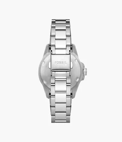 Women's Fossil Blue Dive Three-Hand Stainless Steel Watch  ES5353