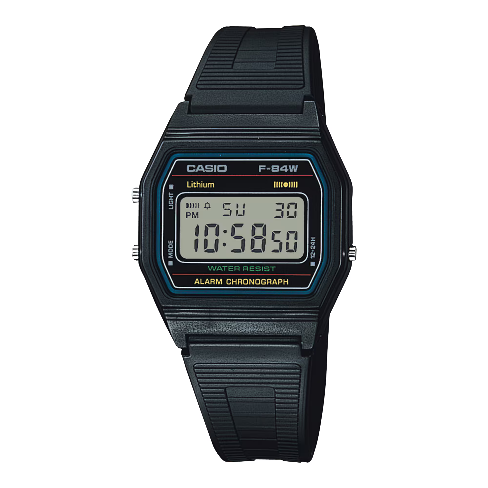 Men's Casio Classic Digital Black Resin Strap 33mm - F-84W-1QJH