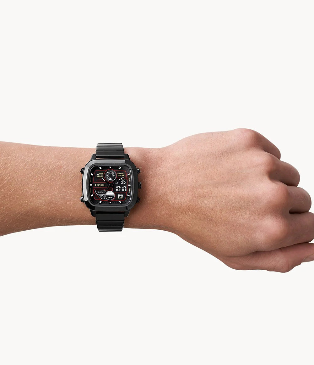 Men's Fossil Retro Anadigital Analog-Digital Watch -  FS5891