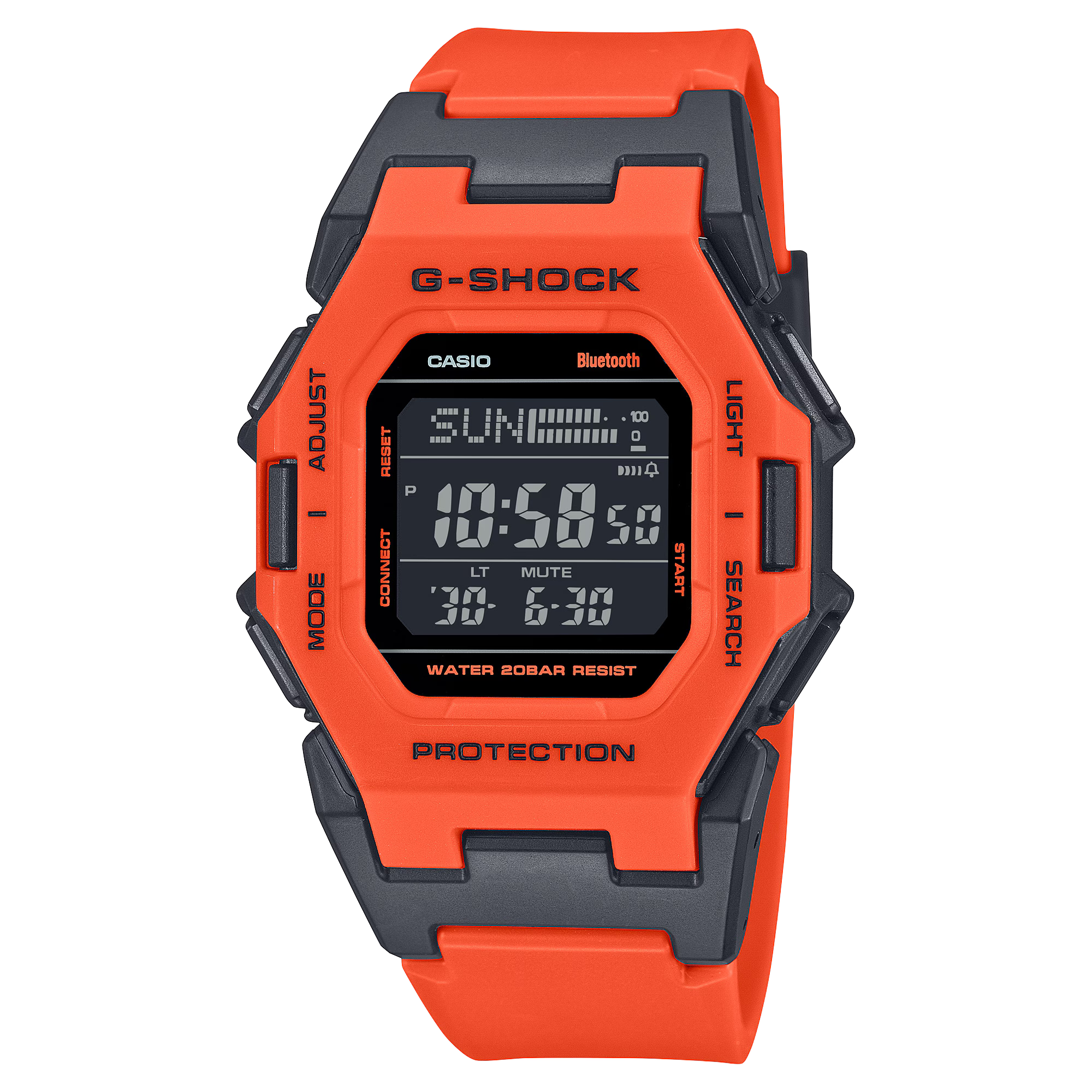 Men's Casio G-Shock Orange Watch |GD-B500FL-4JF