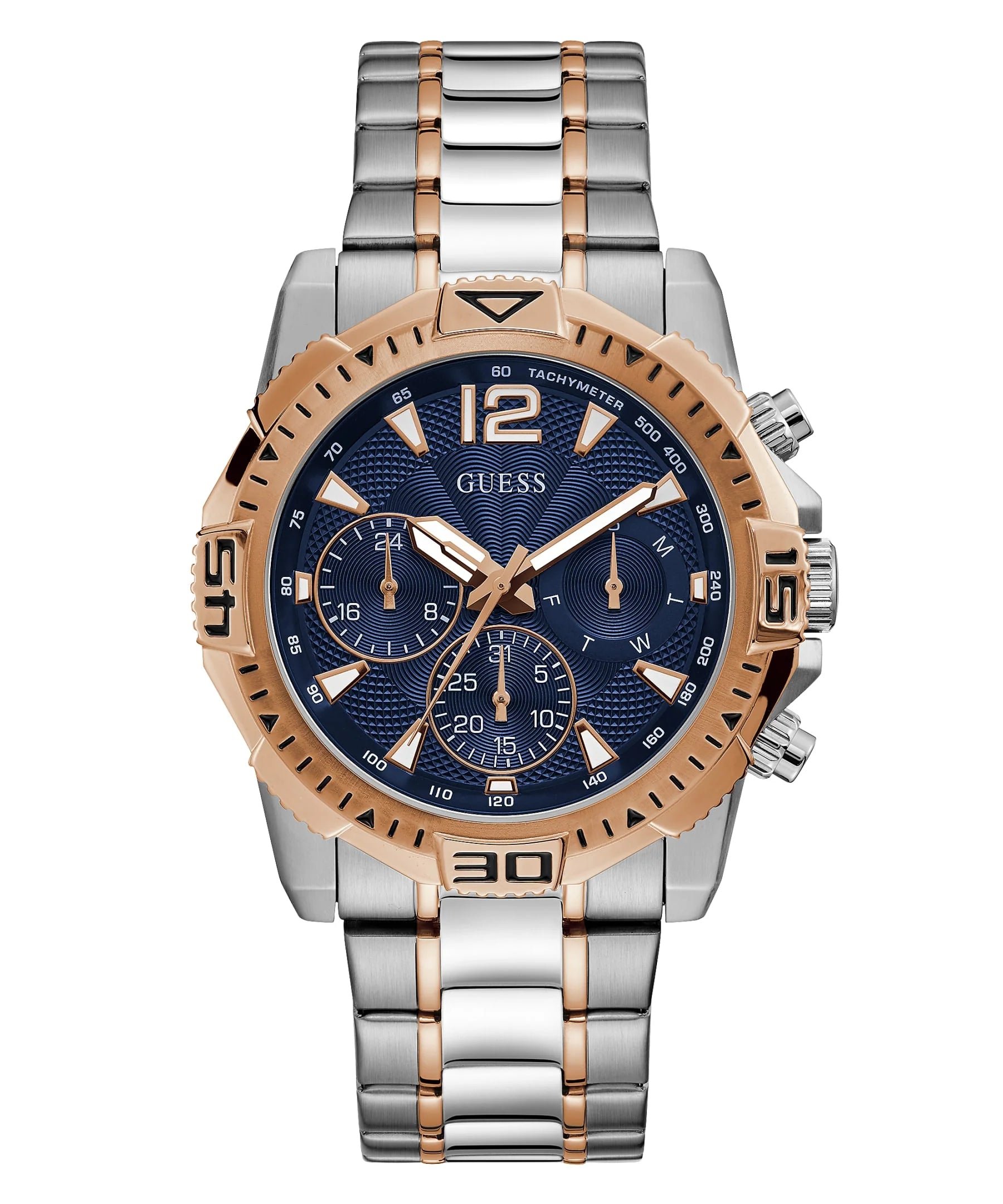 Men's Two-Tone Guess Watch - GW0056G5