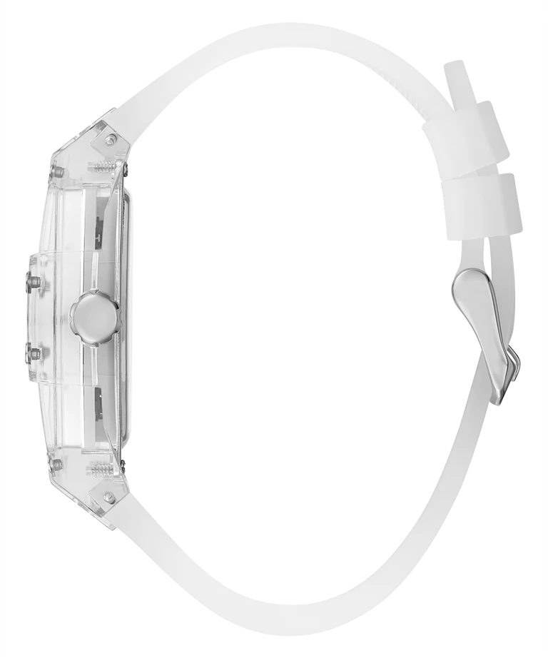 GUESS Mens Clear Multi-function Watch GW0203G1