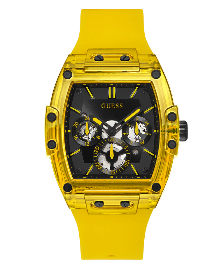 GUESS Mens Yellow Multi-function Watch  GW0203G6