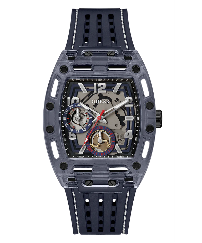 GUESS Mens Blue Navy Multi-function Watch GW0499G1