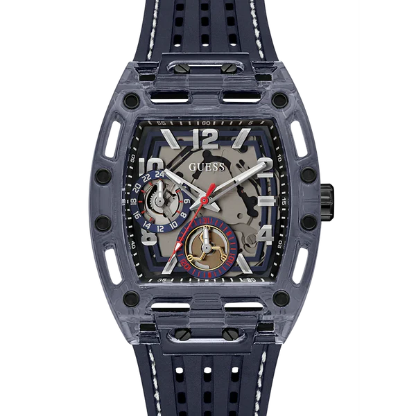 Men's Guess Phoenix Blue Navy Multi-function Watch -GW0499G1