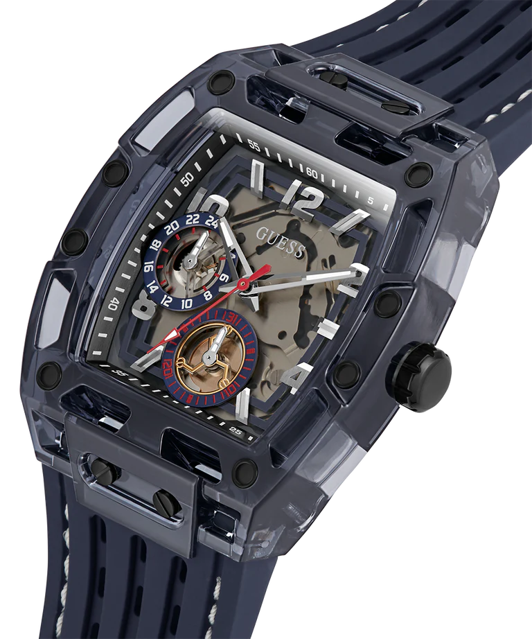 GUESS Mens Blue Navy Multi-function Watch GW0499G1