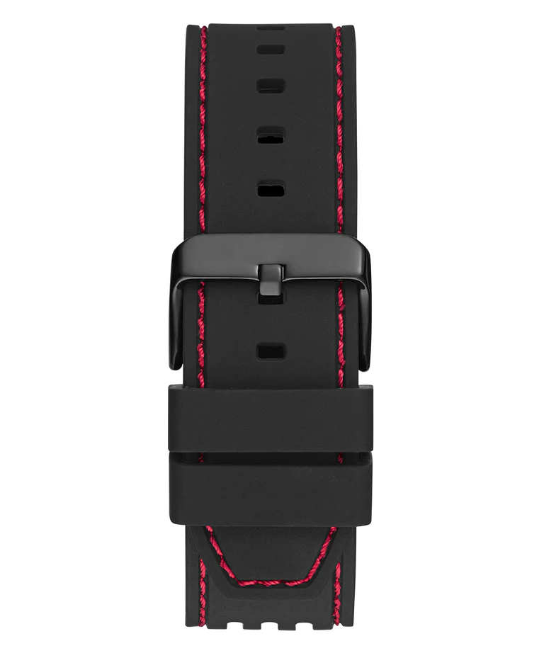 GUESS Mens Black Red Multi-function Watch GW0499G4