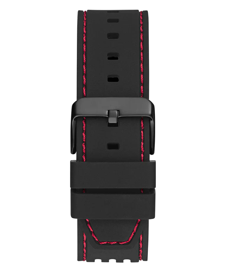 Men's Guess Black and Red Multi-function Watch - GW0499G4