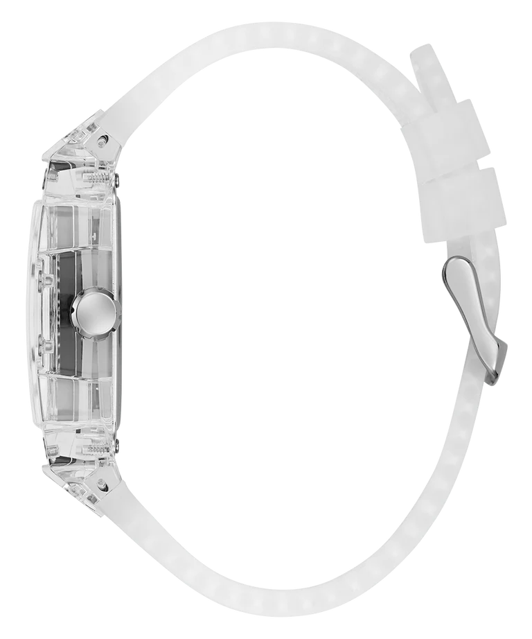 GUESS Mens Clear Multi-function Watch GW0499G8