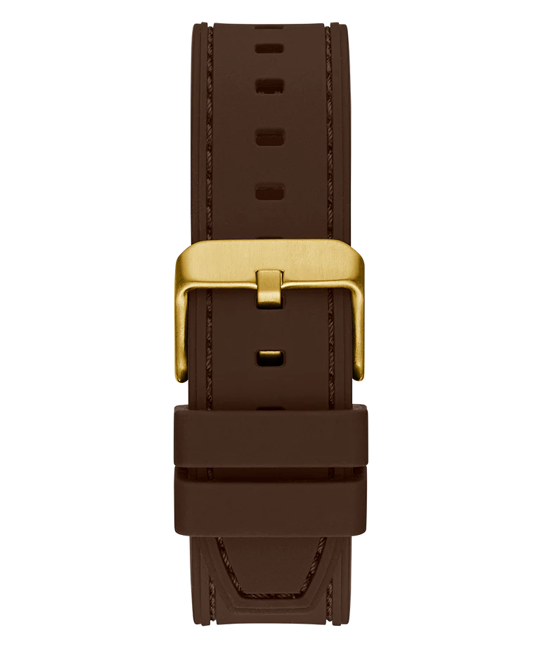 Men's Guess Brown Gold Tone Multi-function Watch - GW0571G5