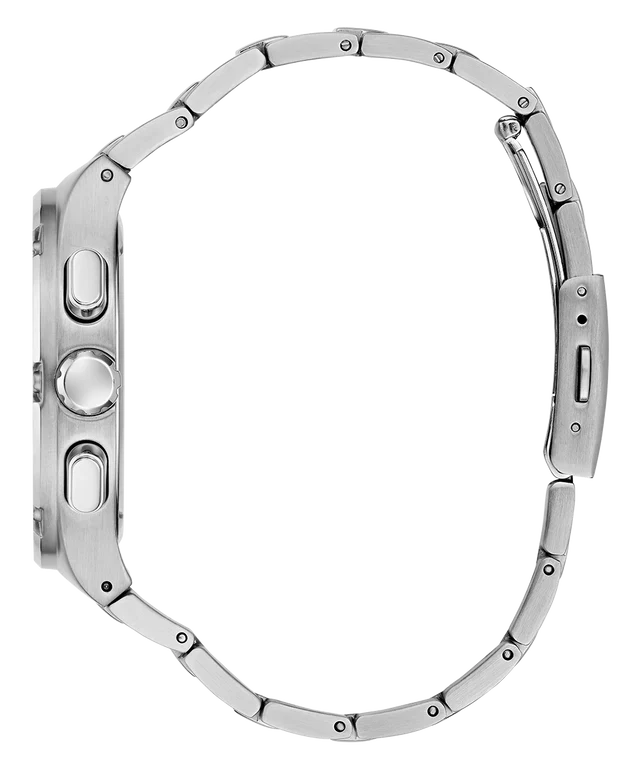 Men's Guess Silver Tone Multi-function Watch - GW0572G6